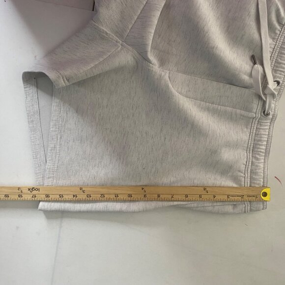 American Eagle Athletic Sweat Shorts Mens XL Light Gray Soft Knit Jogger Gym - Picture 9 of 11